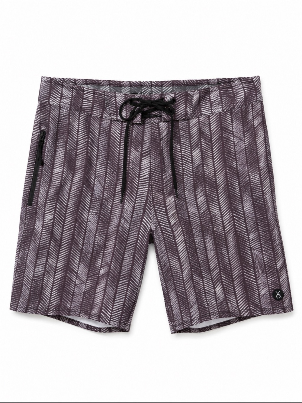 Outerknown Kelly Slater Apex Board Shorts  Gray Brown Geometric Print 9” Size 32
